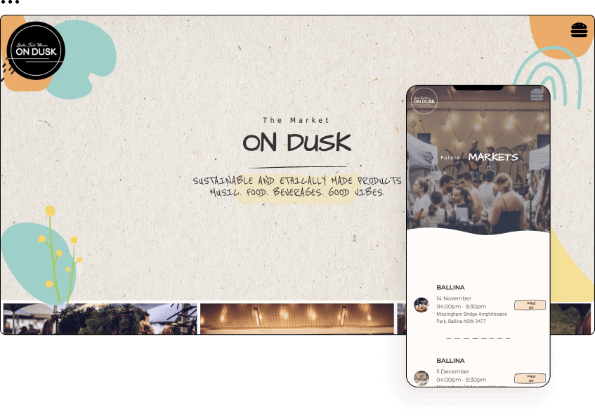 Diseño web eventos milano